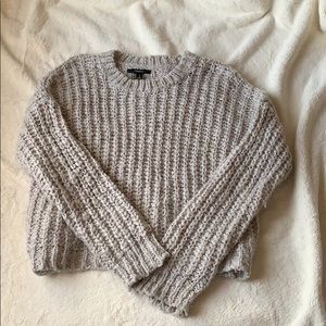 Chunky L knit sweater - Forever 21